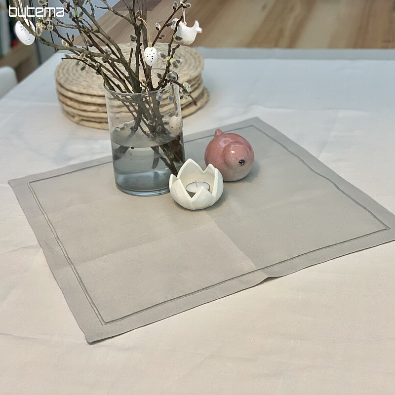 Tovaglia in lino - set 130x150 + 50x50