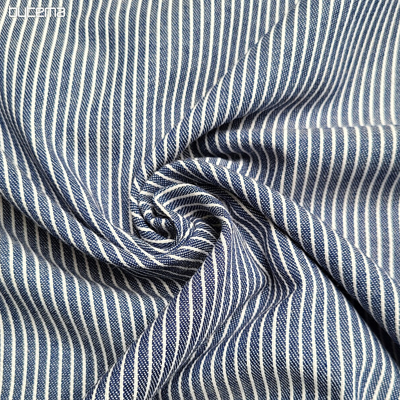 Arredamento. tessuto STRISCIA BLU MARINO