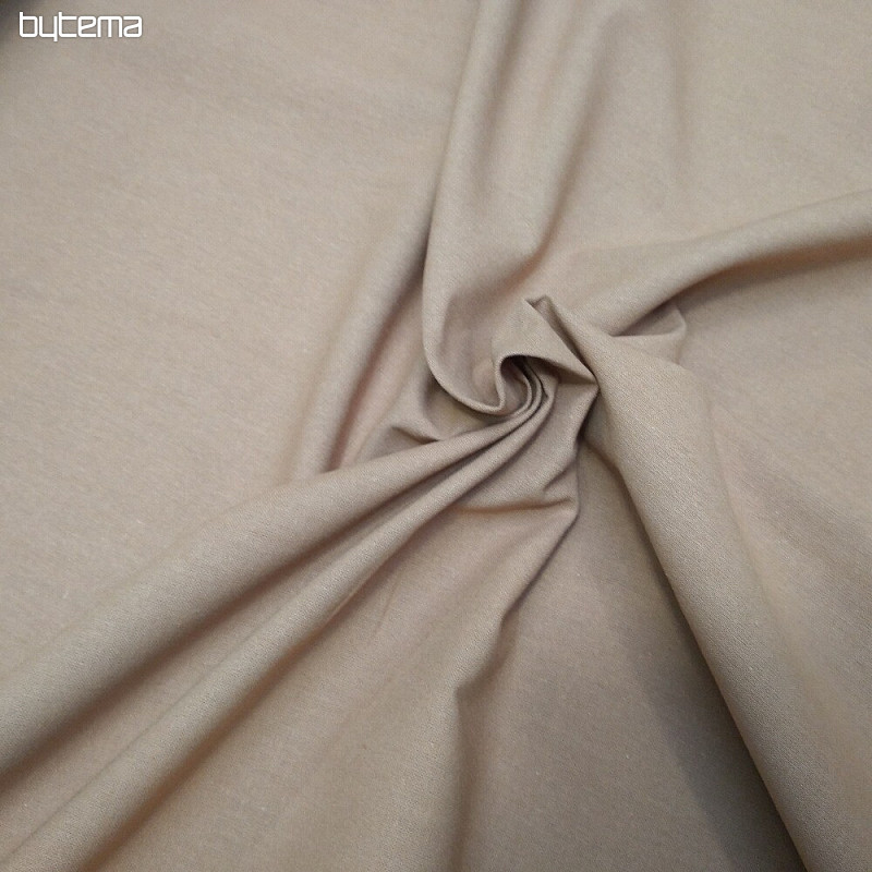 Tessuto in cotone TEINTURE CARAMEL