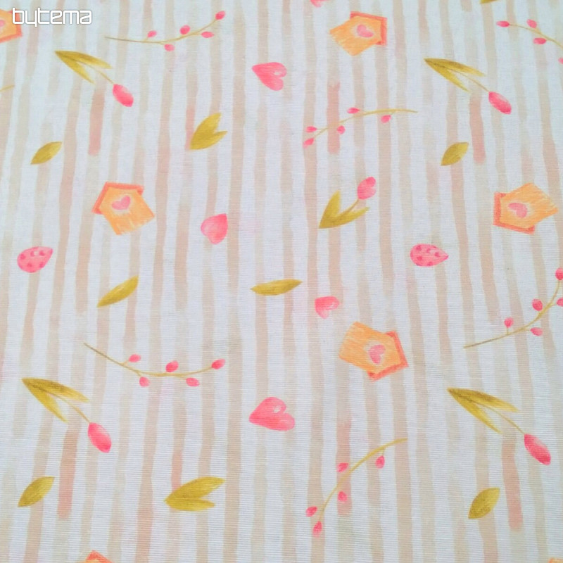 Tessuto decorativo SPRING BEIGE STRIPE