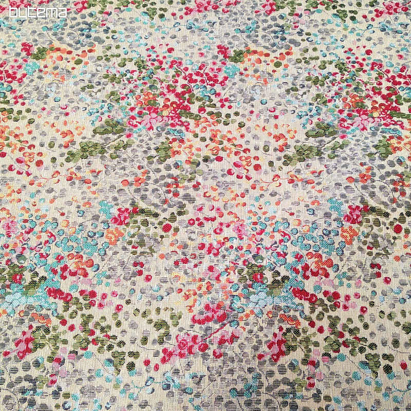Tessuto arazzo PICCOLI FIORI