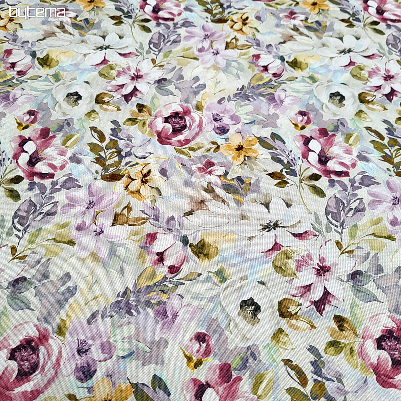 Tessuto decorativo PALETTE DI FIORI