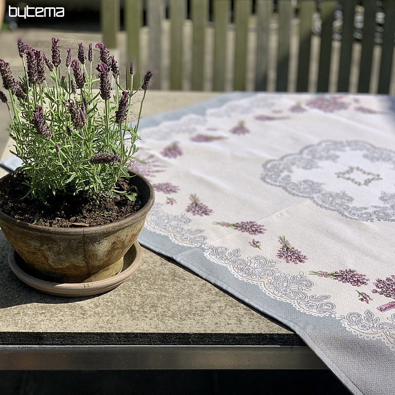 Tovaglia e scialle arazzo PIZZO LAVANDA