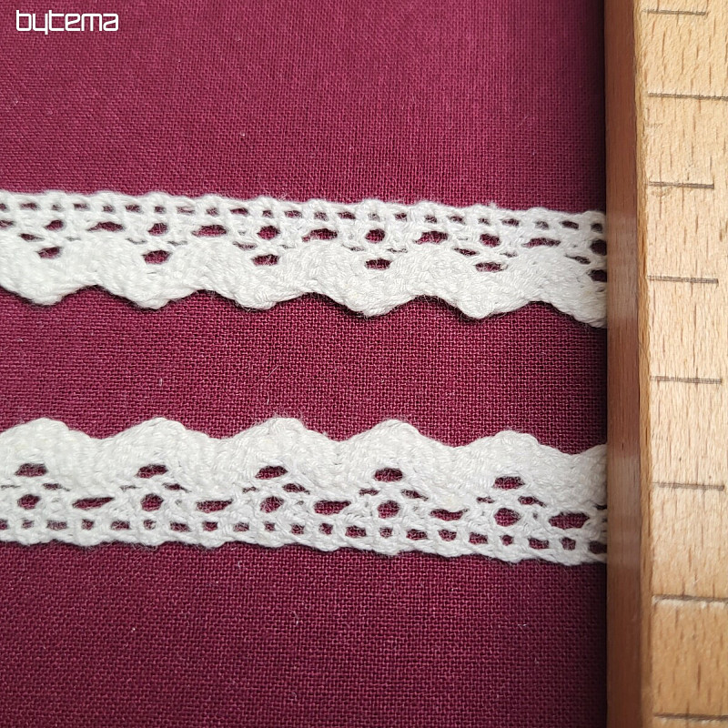 Laccio in cotone 5420 16mm BIANCO