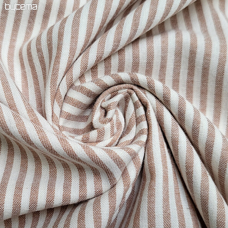 Tessuto decorativo RAYTIS NOISETTE ST. MARRONE