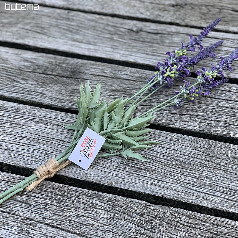 Mazzo di lavanda da giardino 46 cm viola