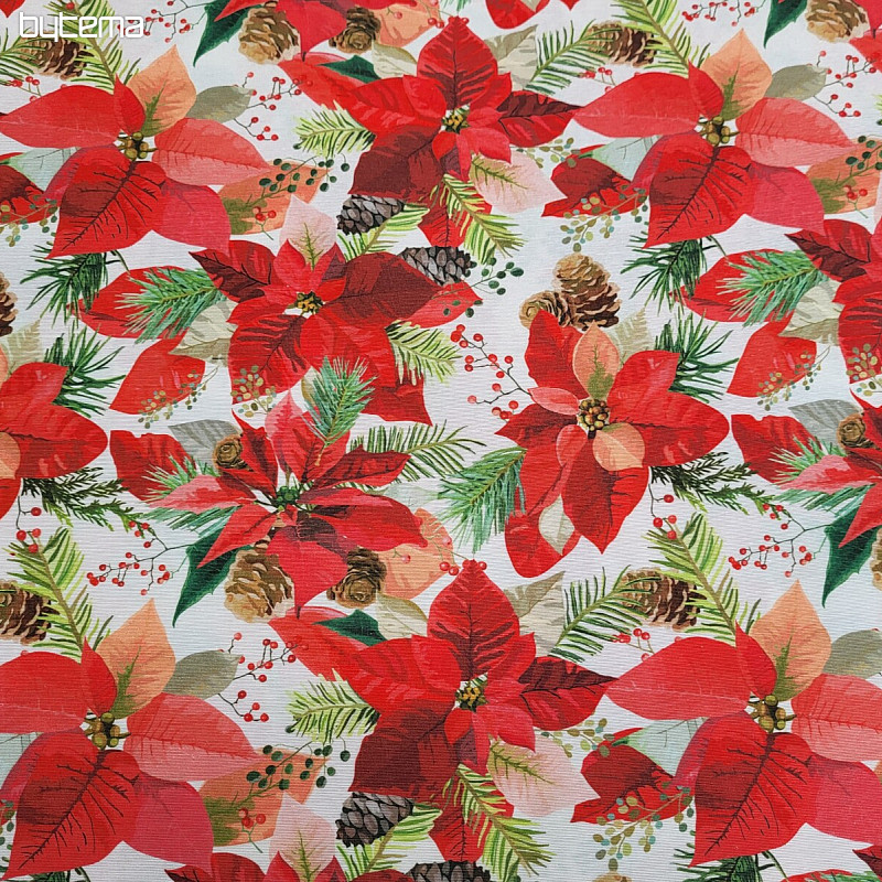 Tessuto decorativo STELLA DI NATALE MIX
