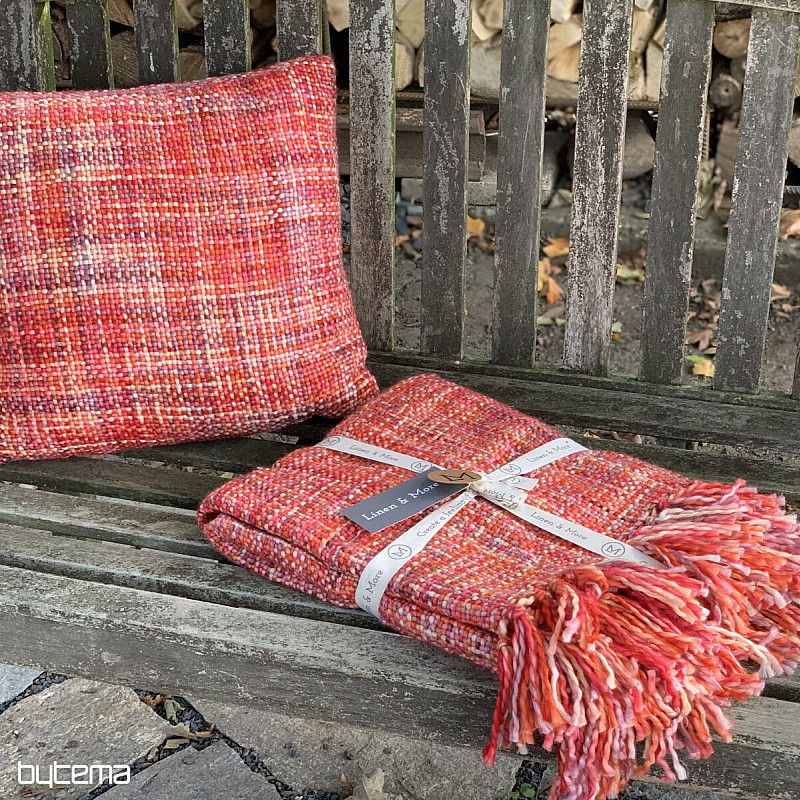 Cuscino decorativo di lusso YARA RED rosso