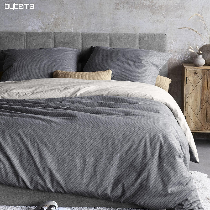 Biancheria da letto di lusso in flanella IRISETTE KOALA grigio bianco