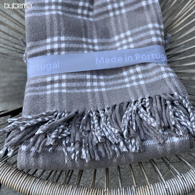 Coperta KÁRO GRIGIO BEIGE