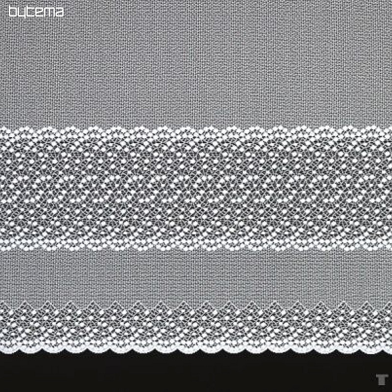 Tenda jacquard A3891 bianca