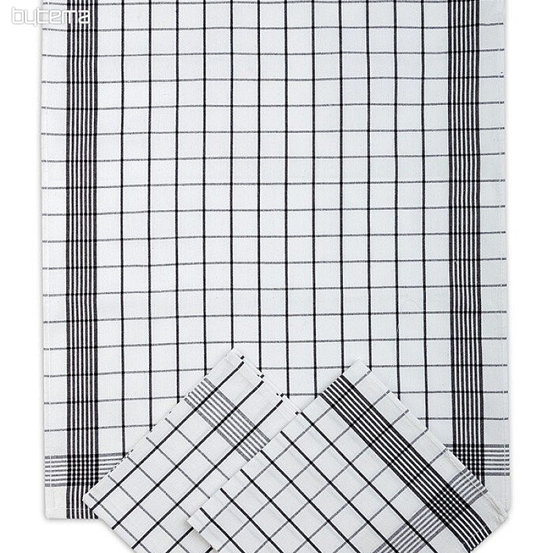 Asciugamani in cotone BIANCO-NERO