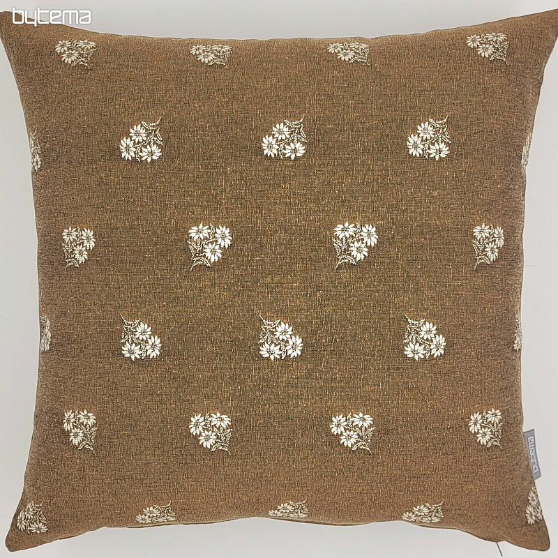 Rivestimento decorativo FIORI ALPINI jacquard MARRONE