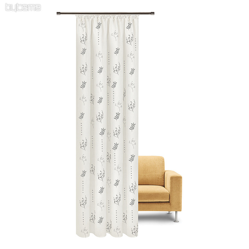 NATURA Tenda Gerster FIORI GRIGIO