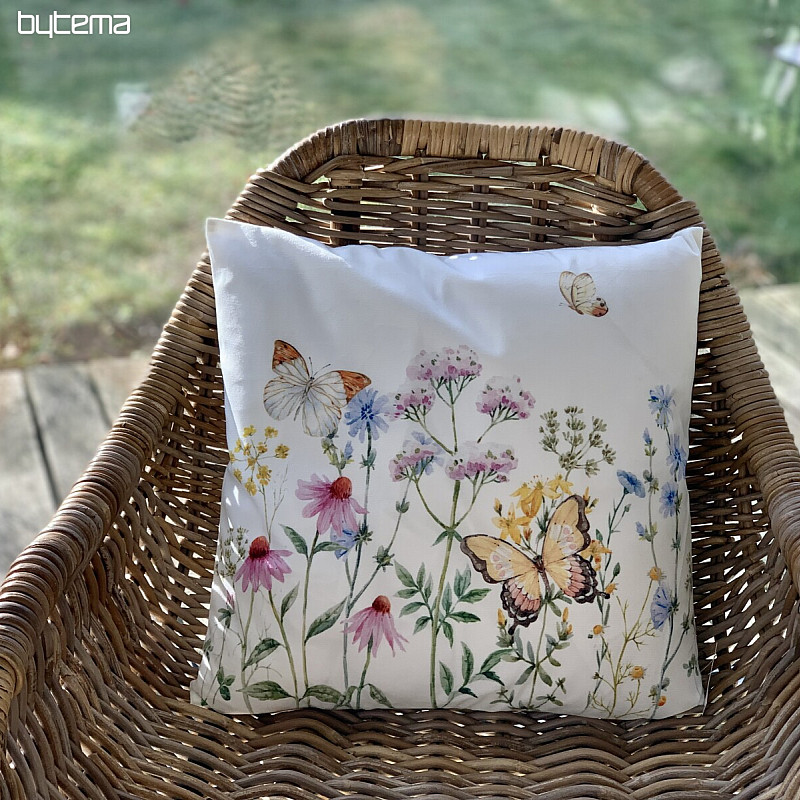 Fodera per cuscino decorativo FARFALLE DEL PRATO