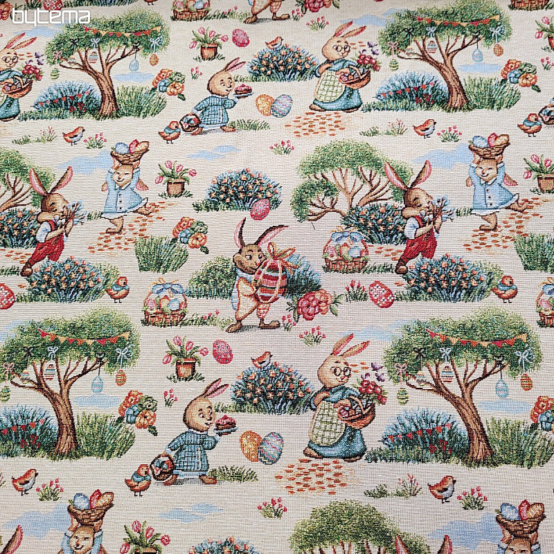 Tessuto arazzo BUNIES NEL PARCO