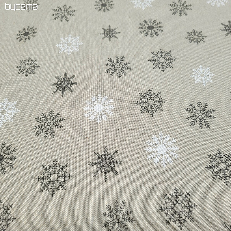 Tessuto decorativo FLAKES GRIGIO BIANCO