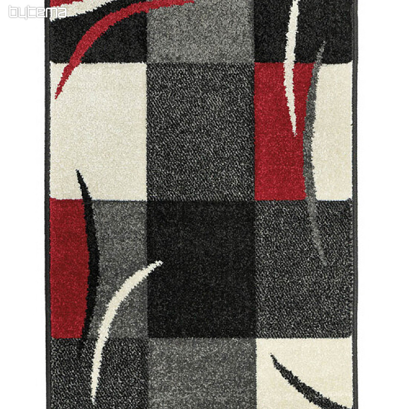 Tappeto in pezzi PORTLAND in bianco e nero