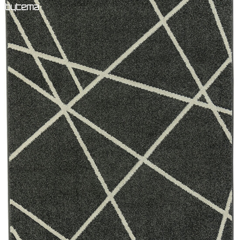 Tappeto in pezzi PORTLAND bianco e nero