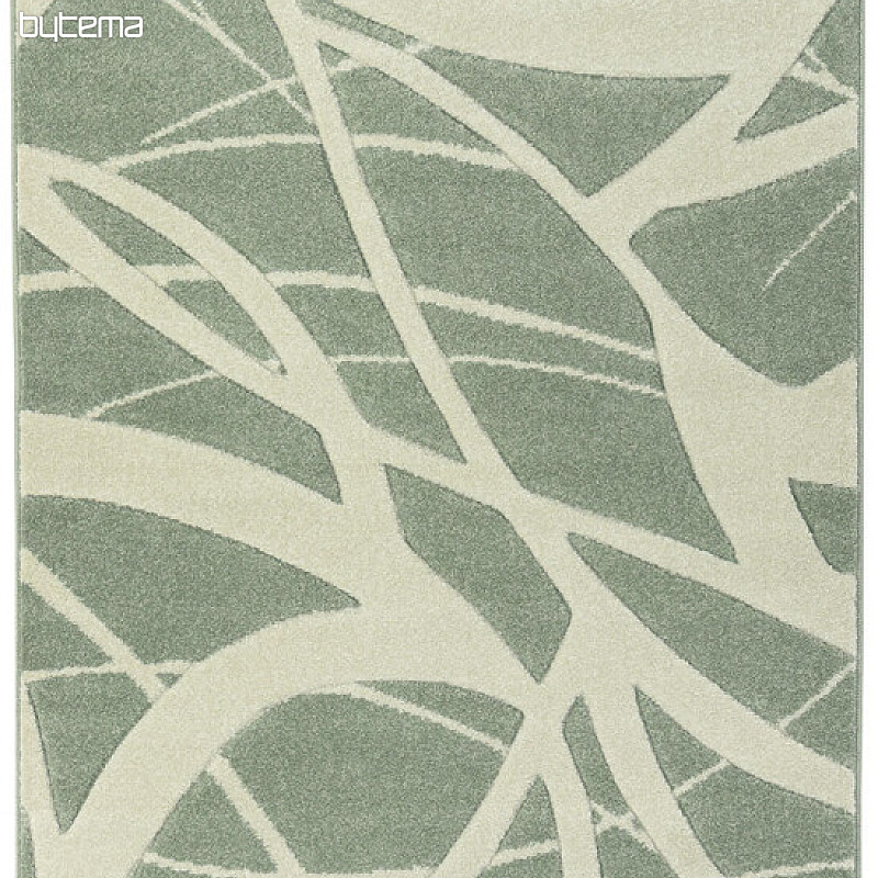 Tappeto in pezzi PORTLAND verde e bianco