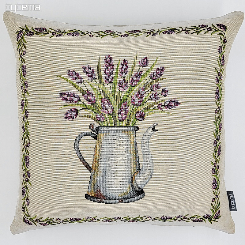 Fodera per cuscino arazzo LAVANDA IN VASO