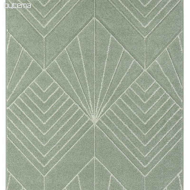 Tappeto in pezzi PORTLAND bianco verde