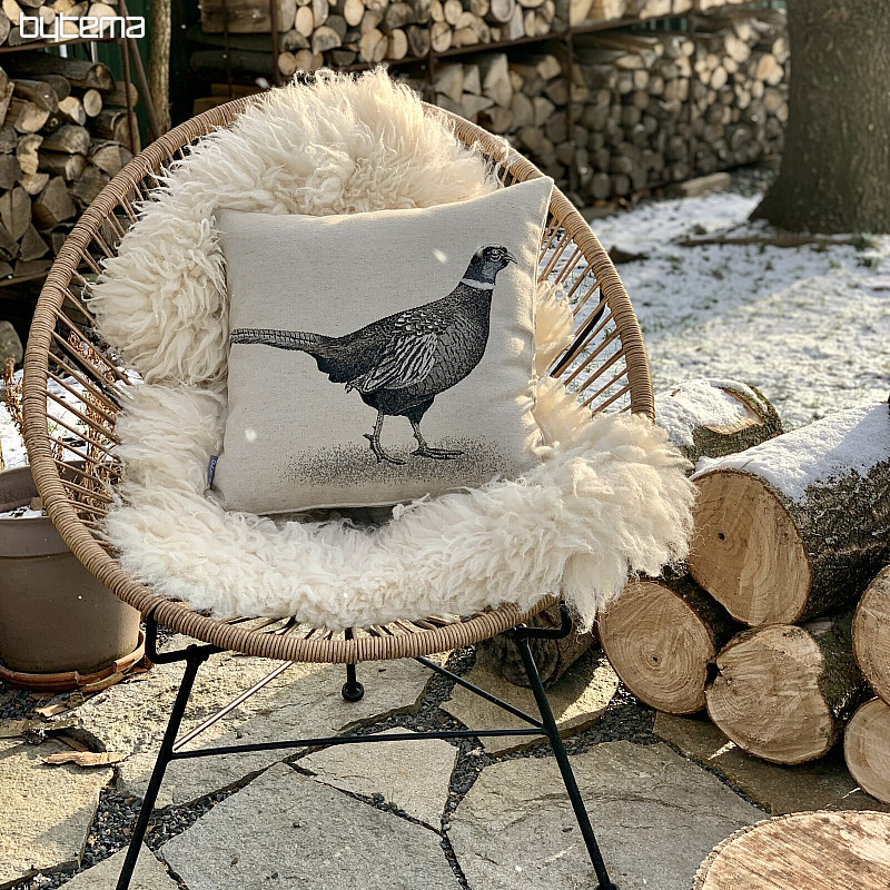 Fodera per cuscino gobelin FAGANO grigio