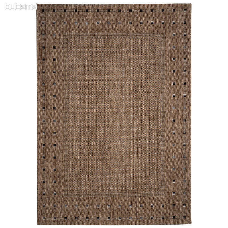 Tappeto con fibbia FLOORLUX 20329 - caffè - nero