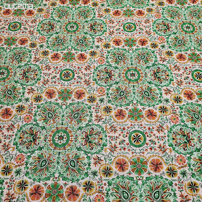 Tessuto decorativo INDIA verde