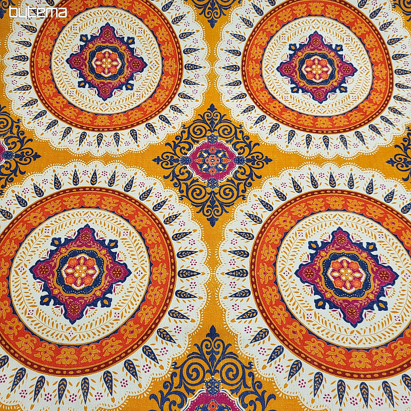 Tessuto decorativo MANDALA INDIANO