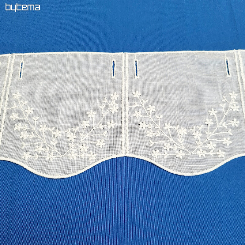 Tenda in vetro colorato GERSTER 11706/019/0010 bianco
