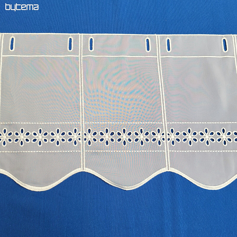 Tenda in vetro colorato GERSTER 11539/0002 crema