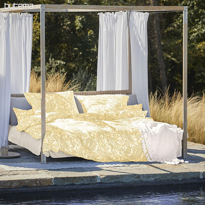 Biancheria da letto di lusso in raso IRISETTE FLORENZ 8447-40 ORO