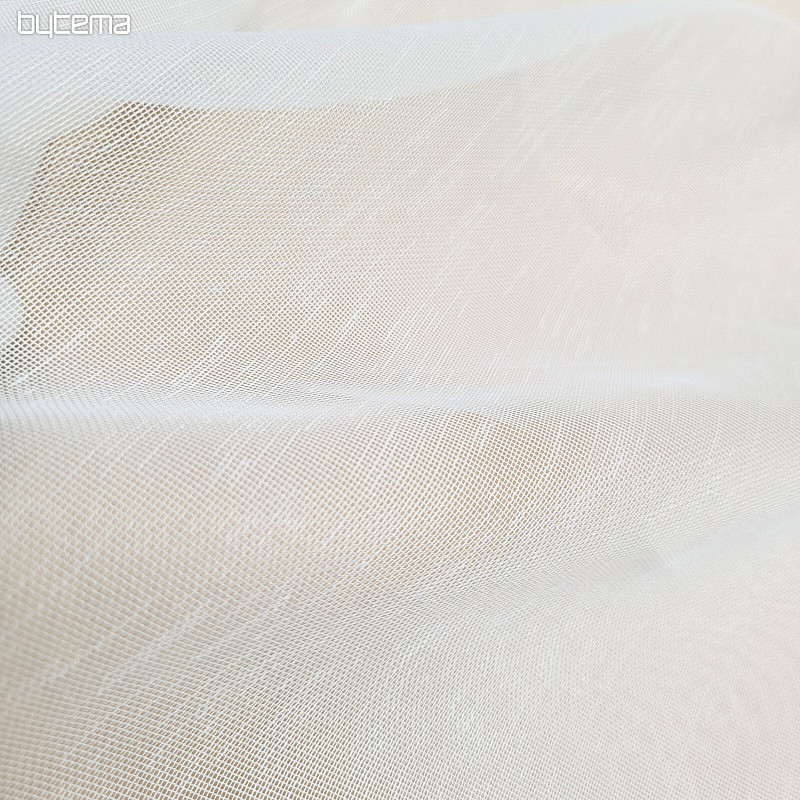 Tenda jacquard rifinita BIANCO