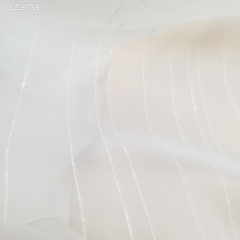 Tenda finita GERSTER bianco liscio