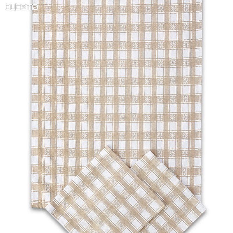 Asciugamani Egitto. CUBO CON FIORE in cotone 3 pz