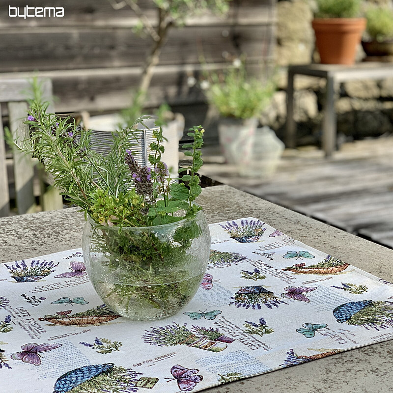 Tovaglia e scialle Tapestry LAVANDER GARDEN 2