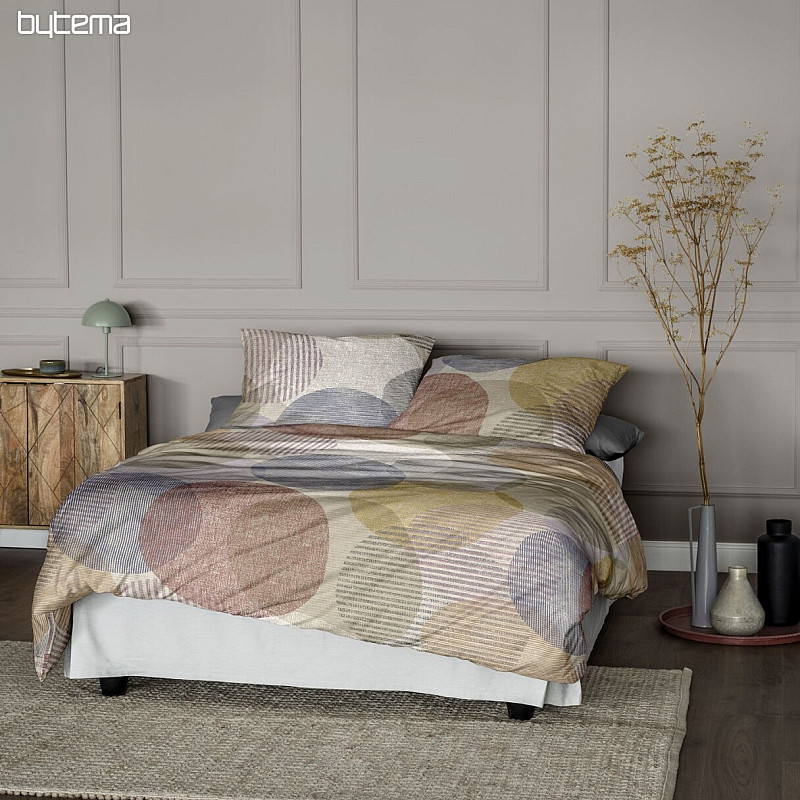 Biancheria da letto di lusso in flanella IRISETTE ZOBEL 8553-50 RUOTE DEI COLORI