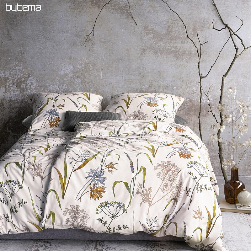 Biancheria da letto di lusso in flanella IRISETTE KOALA 8425-90 MEADOW GRASS bianco
