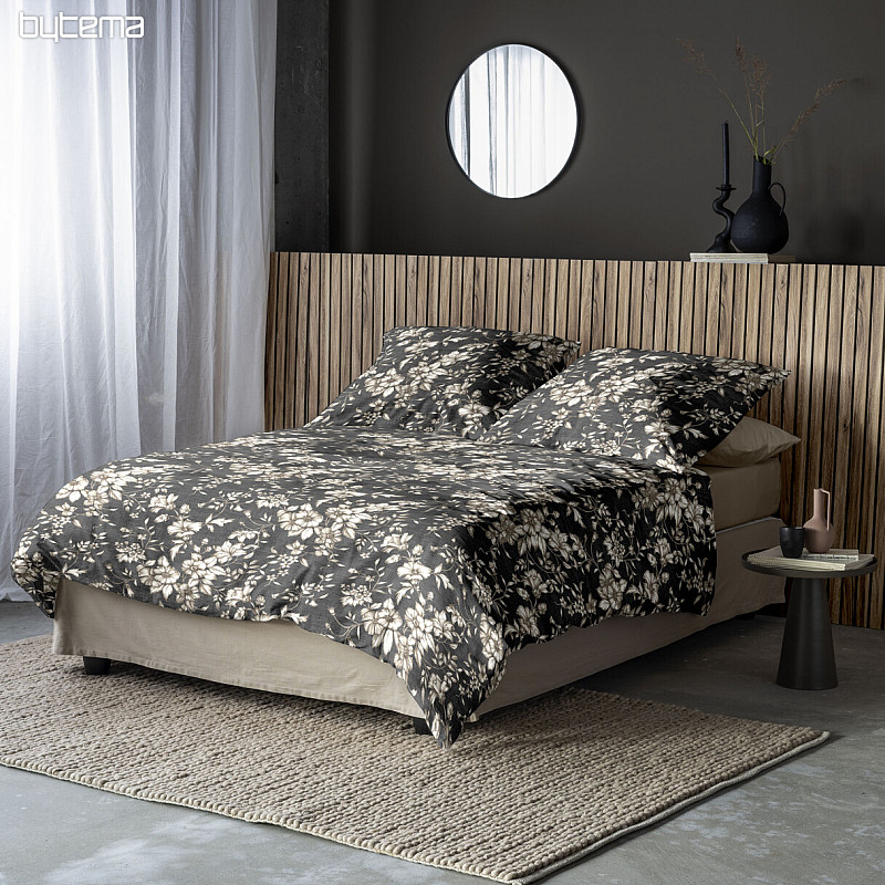 Biancheria da letto di lusso in flanella IRISETTE ZOBEL 8558-11 nero