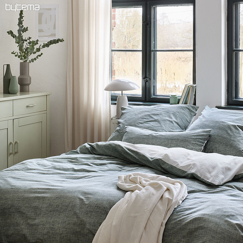 Raso di cotone lusso IRISETTE WAVE 8557-30 verde