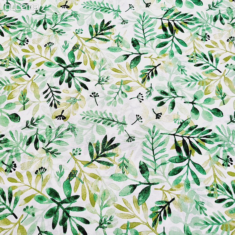 Tessuto decorativo VERDE verde
