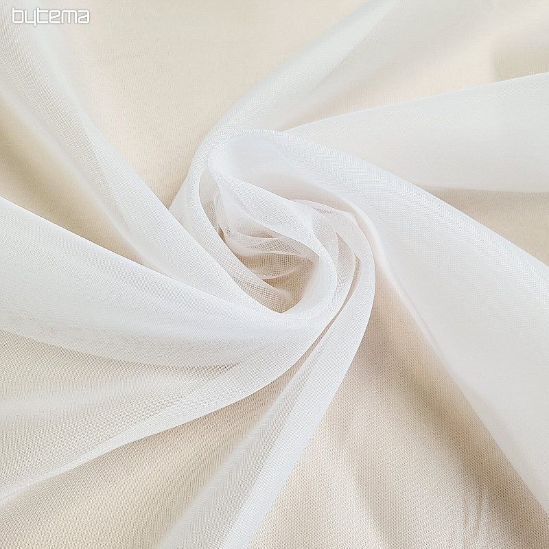 Tenda in voile rifinita BIANCO
