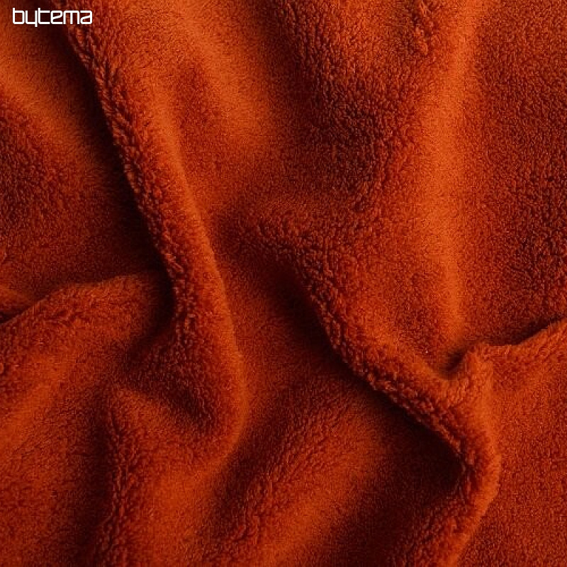 Lenzuolo in microflanella DORMIRE BENE terracotta
