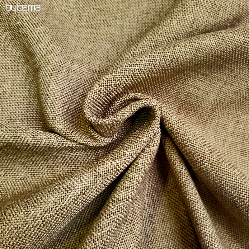 Tessuto decorativo di design monocolore ALBA 2/10 SV. MARRONE