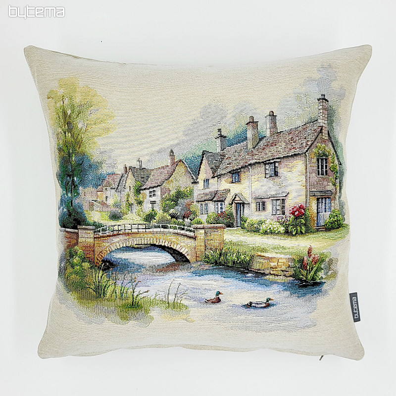 Fodera per cuscino con arazzo COTSWOLDS GRIDGE