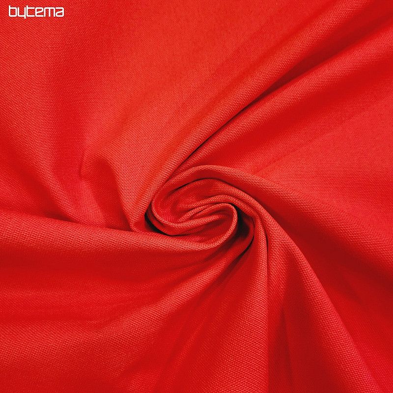 Tessuto di cotone UNI rosso - rouge cotone grosso 220g