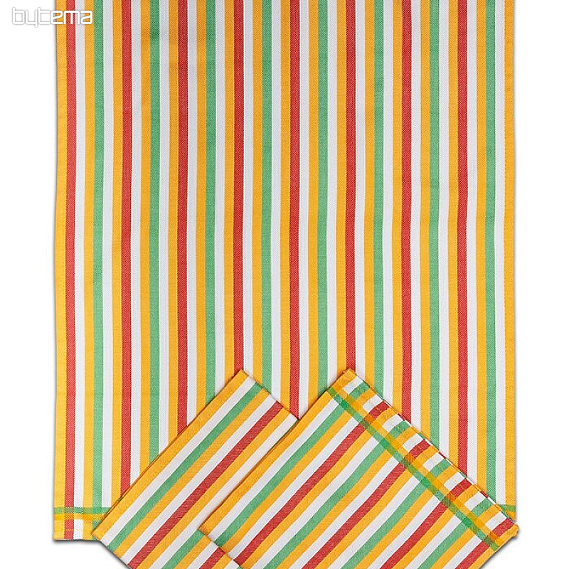 Strofinacci Bamboo STRISCE COLORATE 3 pz