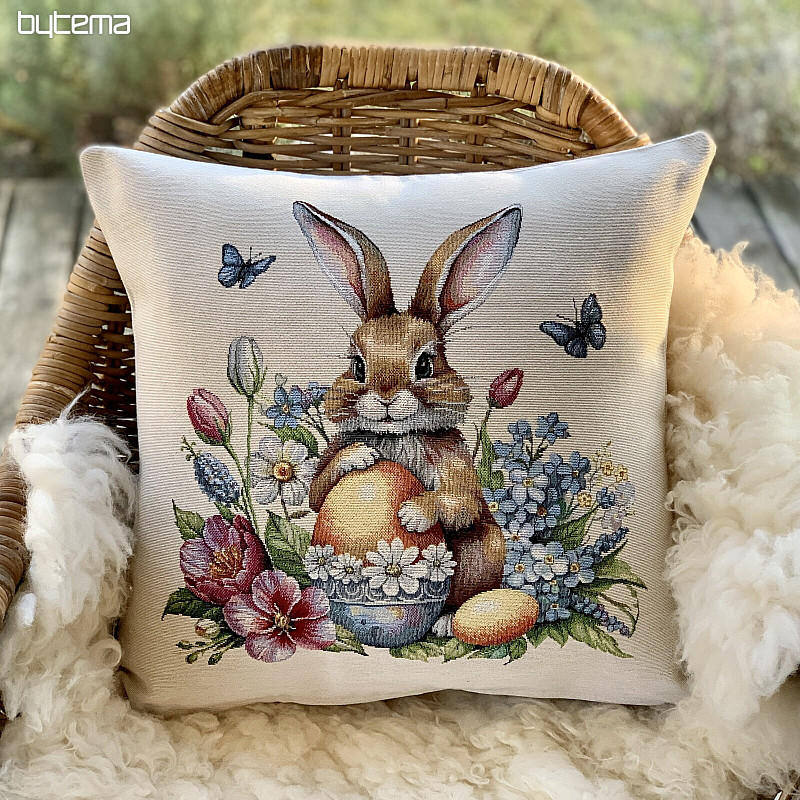 Arazzo di Pasqua che copre CACCIA E UOVA GIALLE