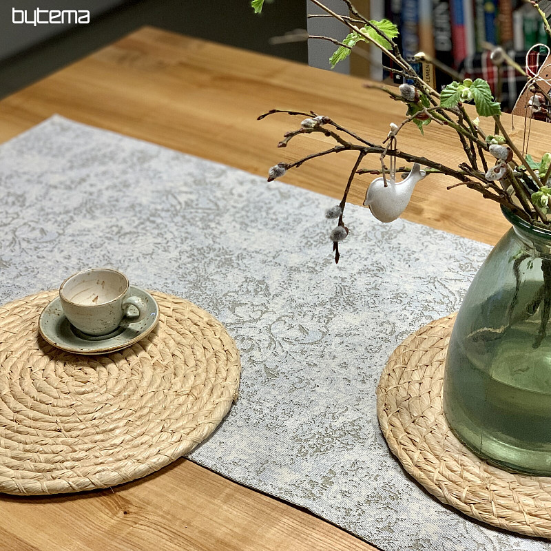 Tovaglia e sciarpa arazzo MARMO BEIGE